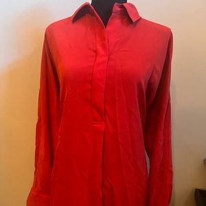 Catherine Malandrino red button down blouse